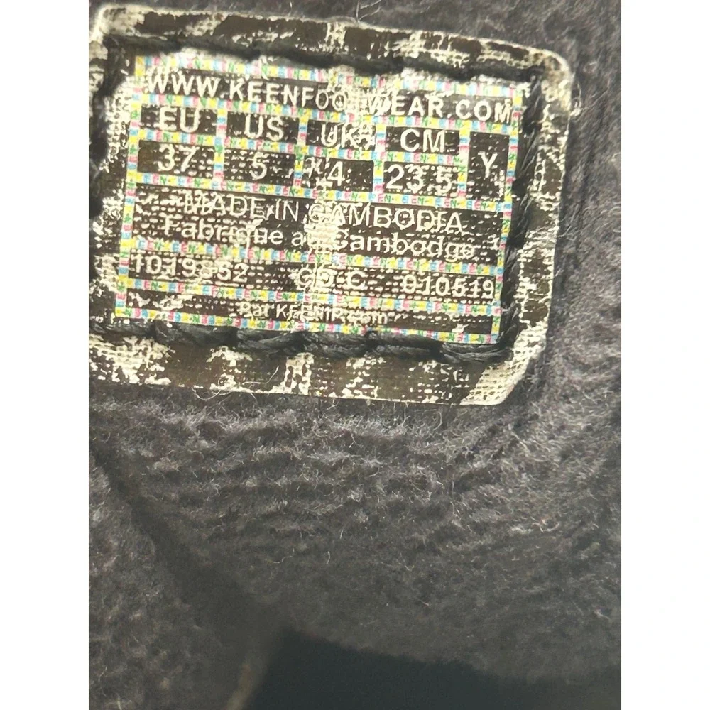 Keen Hoodoo Waterproof Winter Boots Grey Brown Fleece Lined Youth 5 1019852